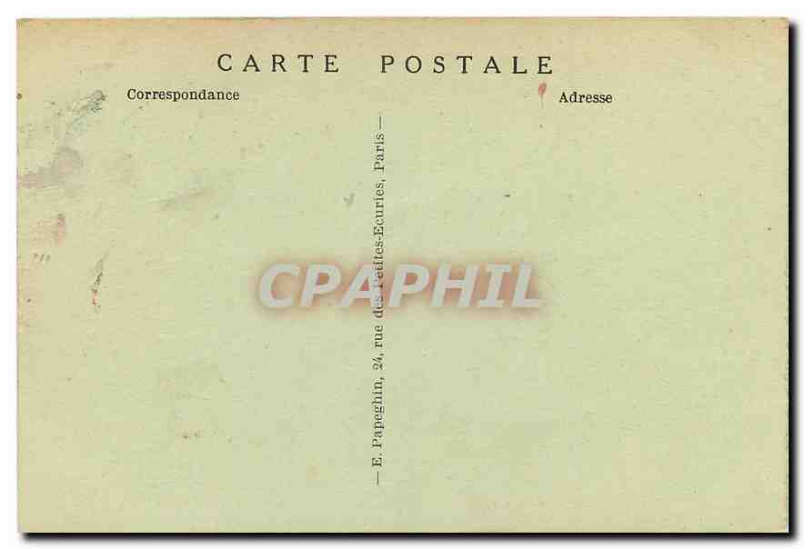 CPA Palais de Versailles la Galerie des Batailles  — Verso