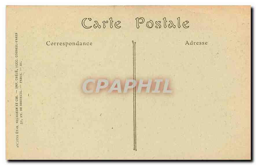 CPA Abbeville Eglise Saint Viltran le Portail central  — Rückseite