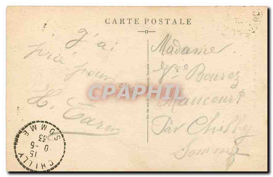CPA Basilique de N D de Liesse Le Portail  — Back