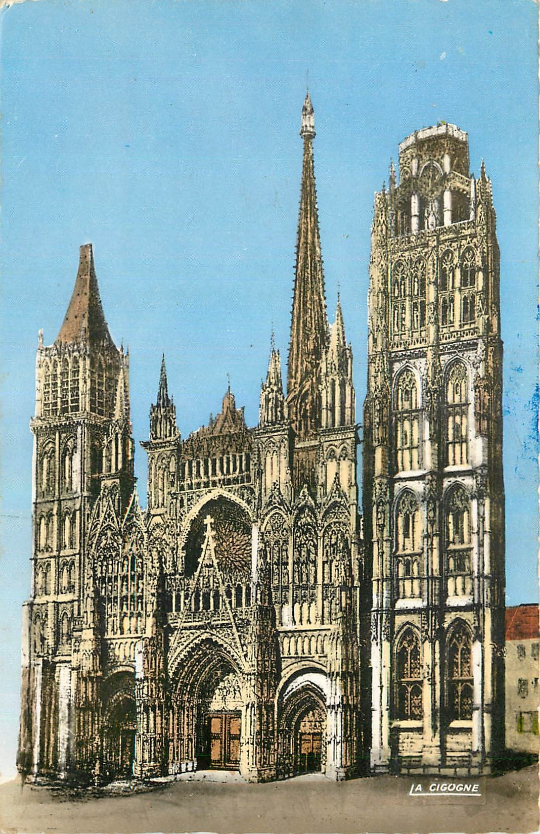 CPA Rouen Seine Maritime La Cathedrale 