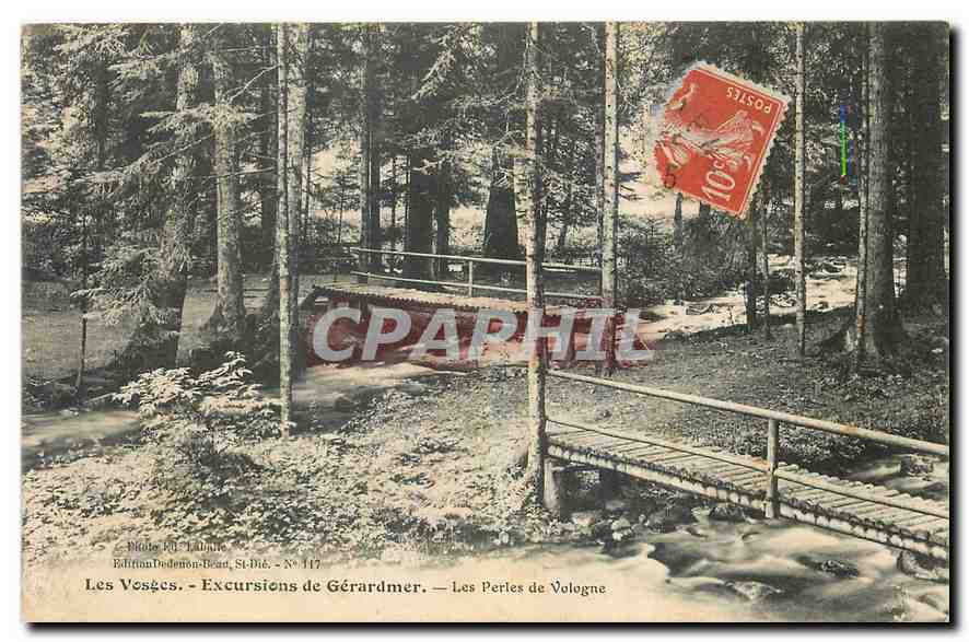 CPA Les Vosges Excursions de Gerardmer Les Perles de Vologne 