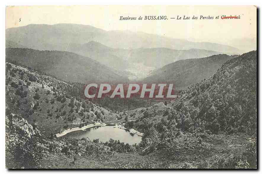 CPA Environs de Bussang Le Lac des Perches 