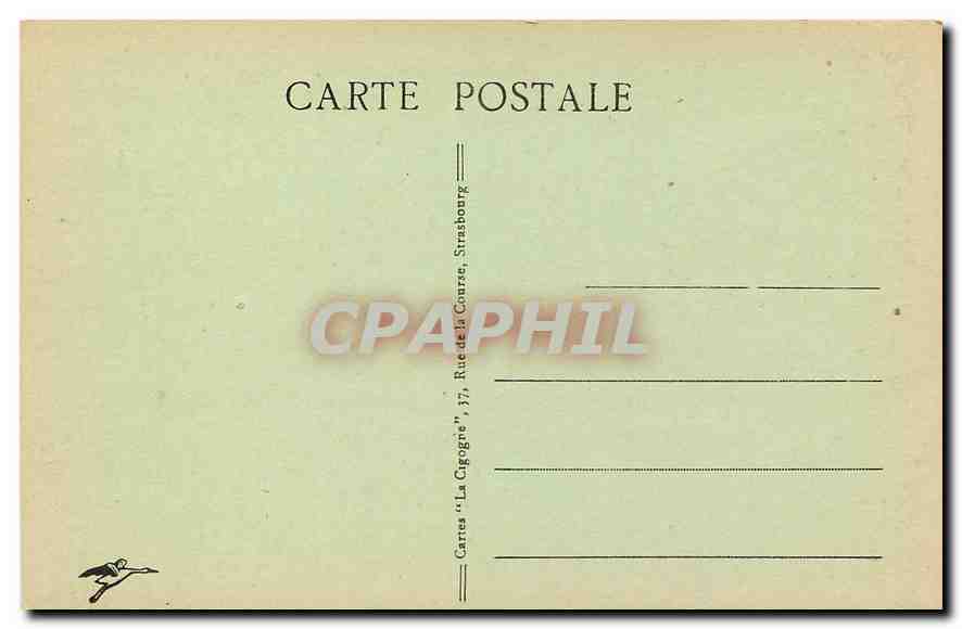 CPA Vallee des Lacs de Retournemer et de Longemer  — Rückseite