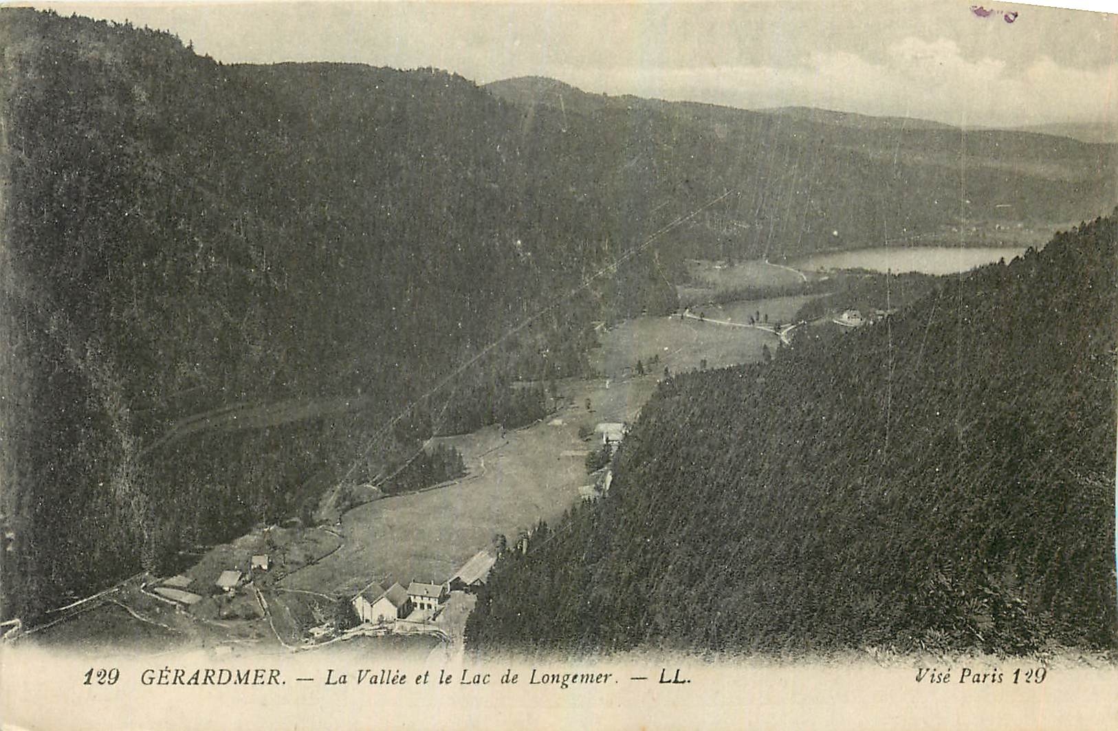 CPA Gerardmer La Vallee et le Lac du Longemer 