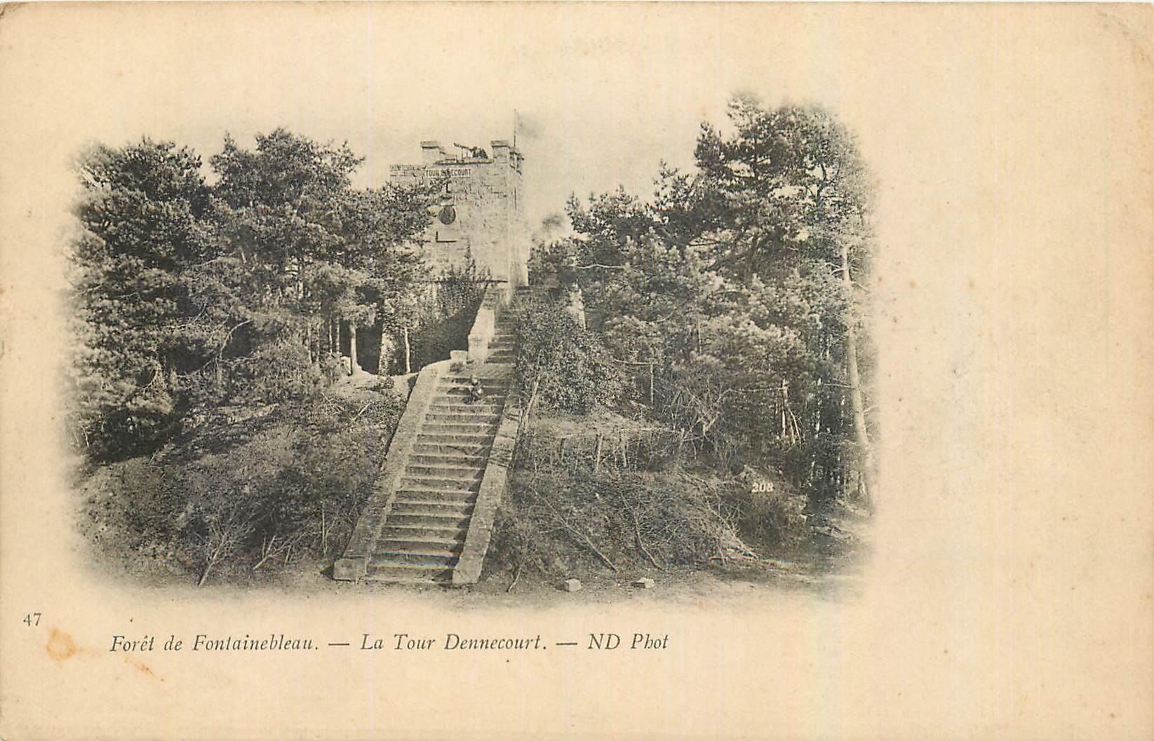 CPA Foret de Fontainebleau La Tour Denecourt 