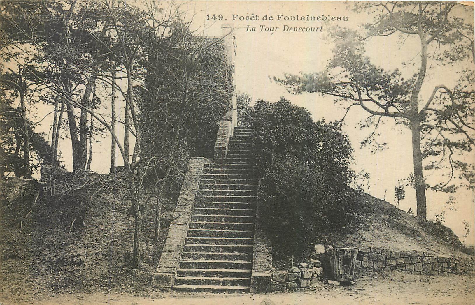 CPA Foret de Fontainebleau La Tour Denecourt 