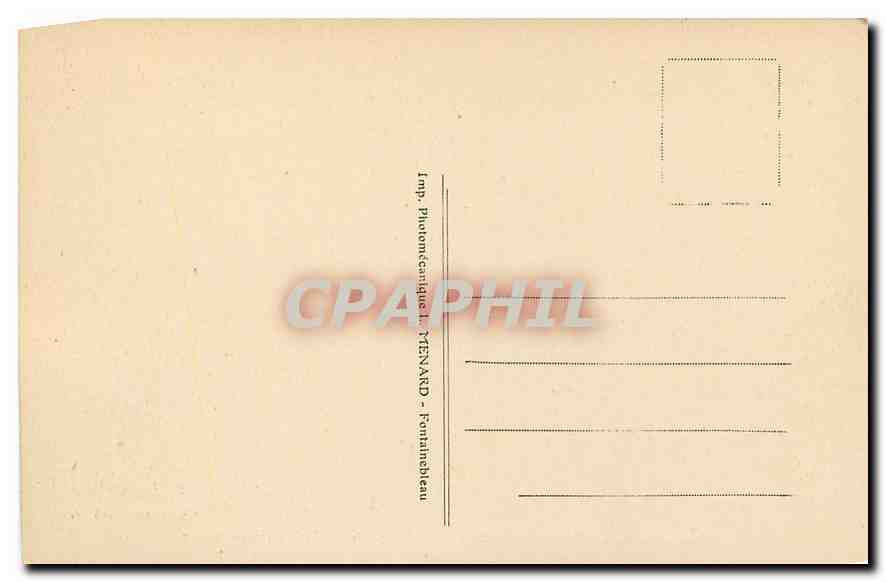 Forêt de Fontainebleau — La Casquette du Jockey (Franchard) — Collection A — Reverso