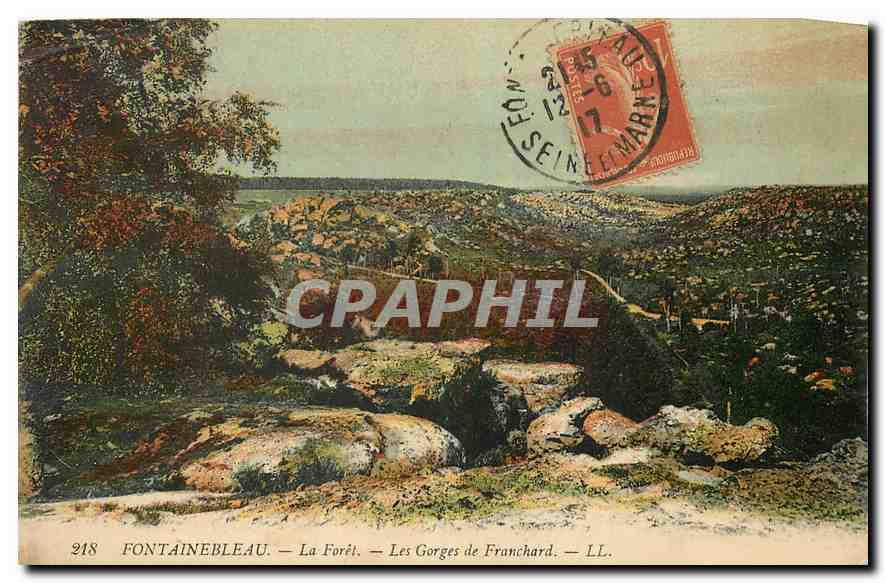 Fontainebleau — Die Forêt — Die Gorges de Franchard — LL. — n°218