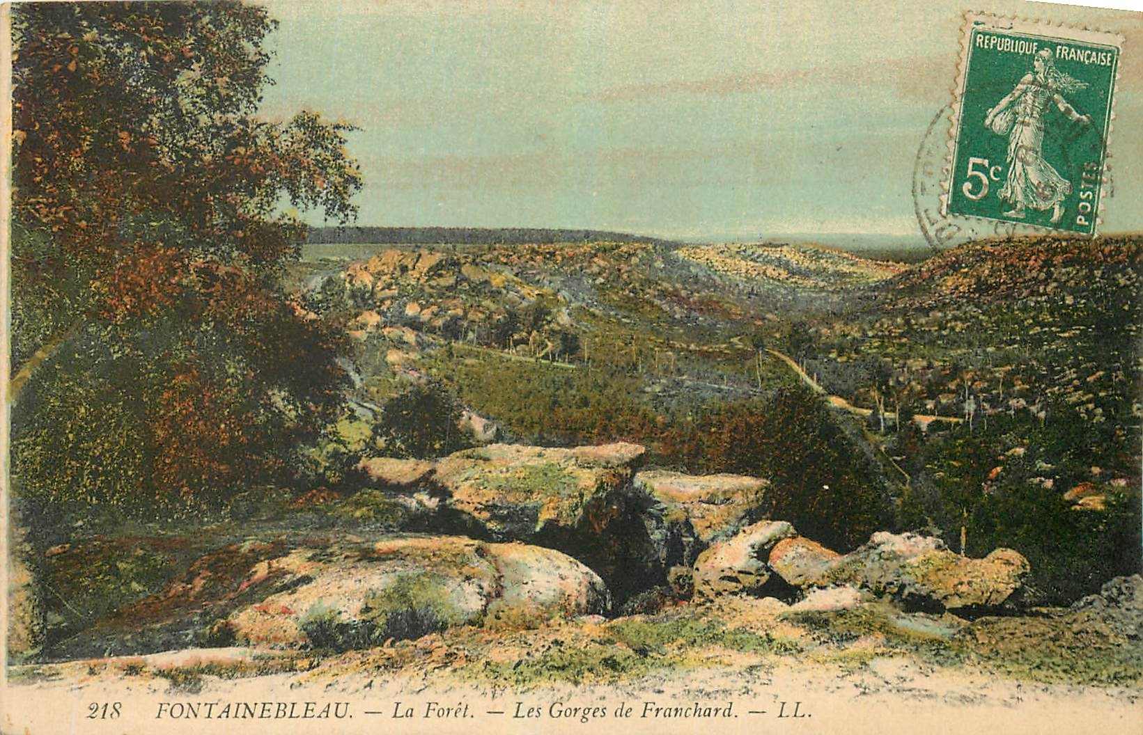 Fontainebleau — Die Forêt — Die Gorges de Franchard — L.L. — n°218