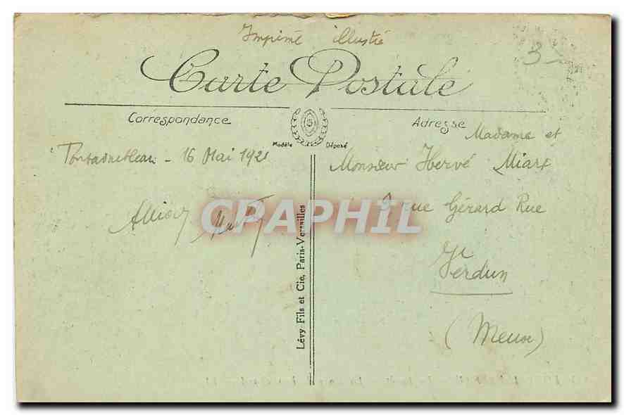 Fontainebleau — La Forêt — La Mare de Franchard — LL — Verso