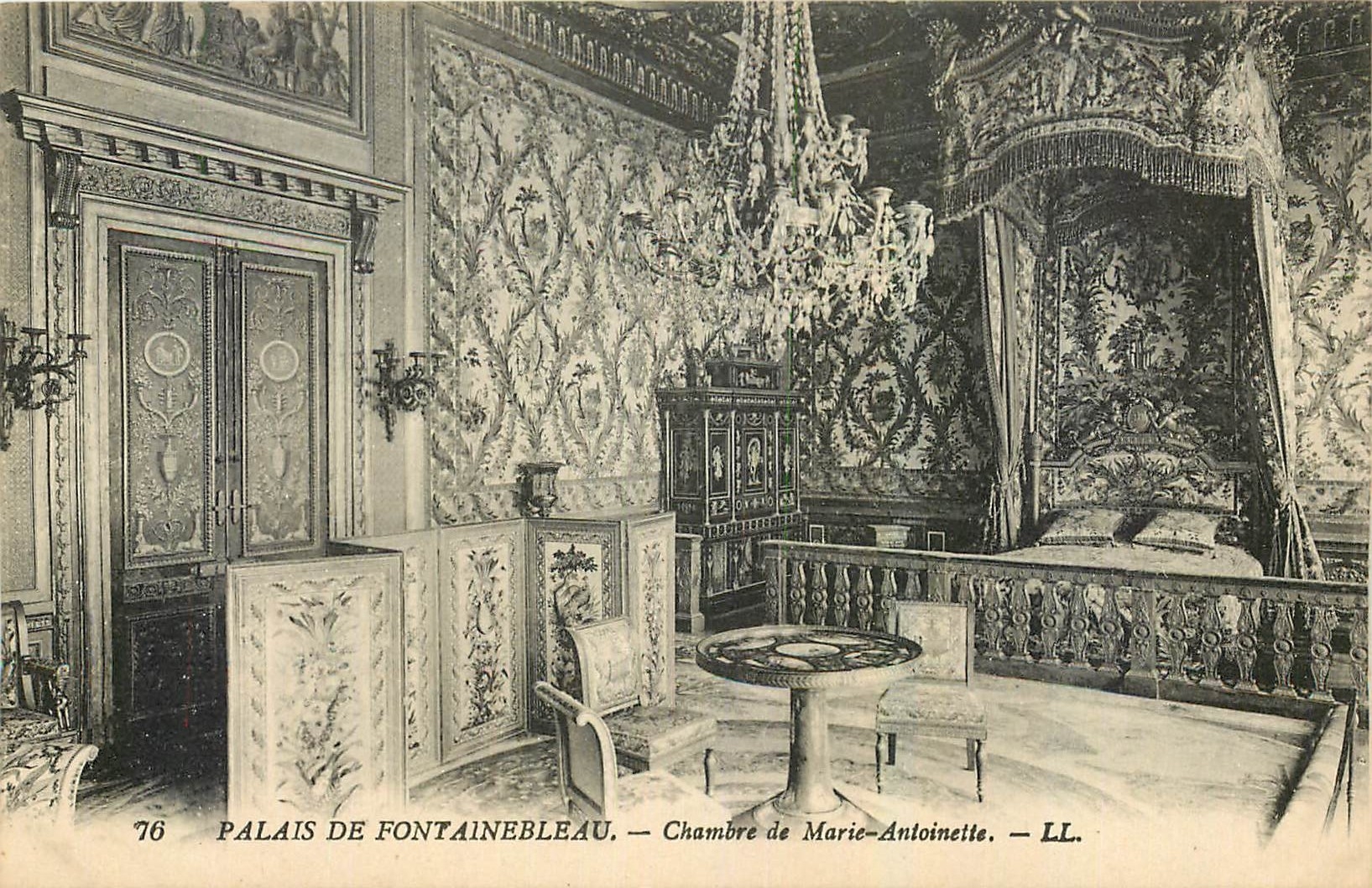 Palast von Fontainebleau — Zimmer von Marie-Antoinette — LL. — n°76