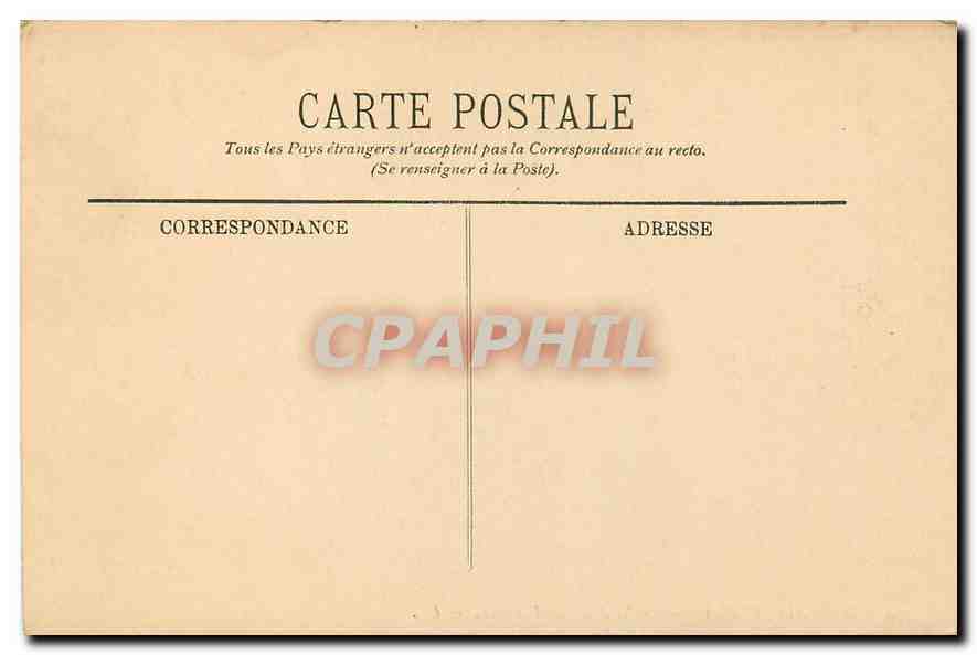 CPA Fontainebleau Le Jel d'eau du Parterre  — Rückseite