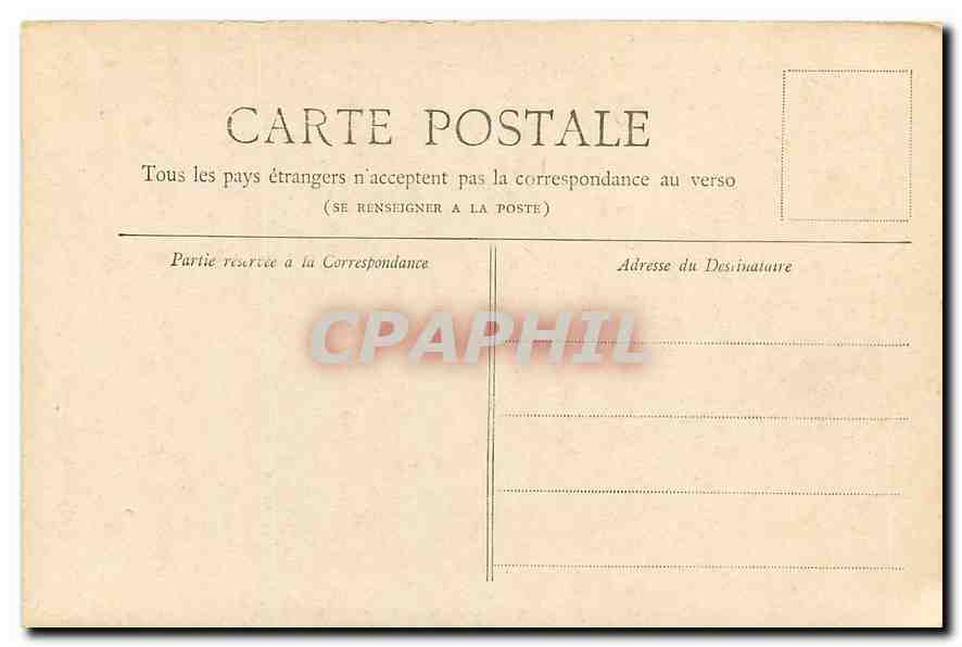 CPA Paris Place de la Republique  — Rückseite