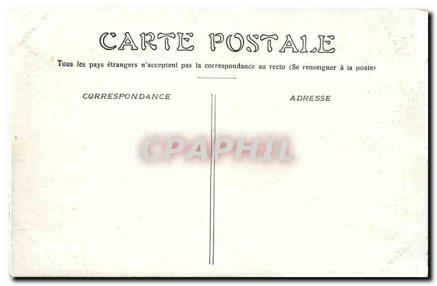 CPA Paris Place de la Concorde  — Rückseite