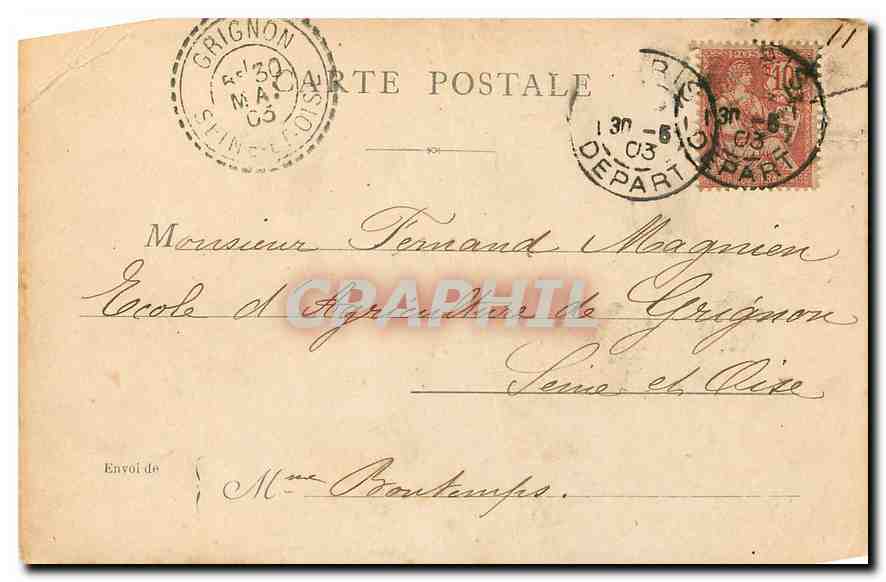 CPA Paris Le Chatelet  — Rückseite