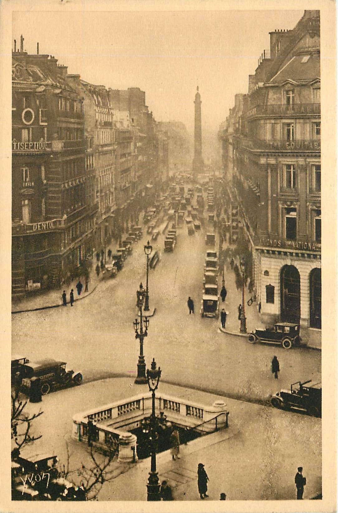 CPA Paris Rue de la Paix Metro