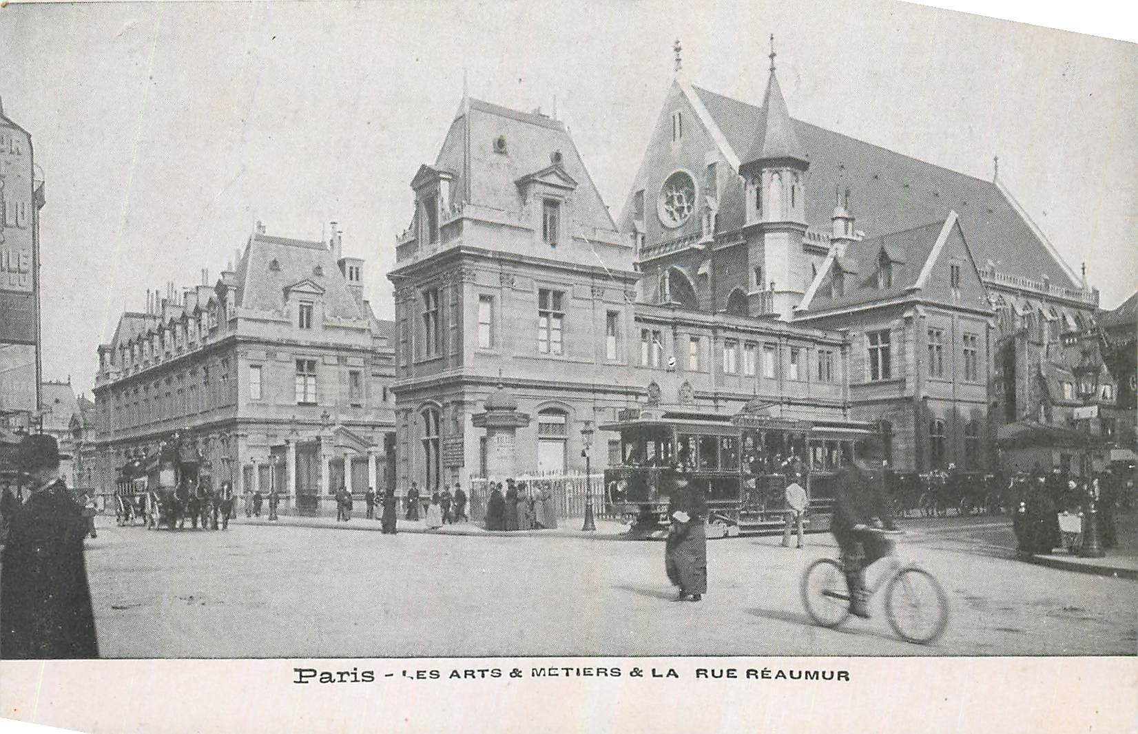 CPA Paris Les Arts et Metiers et la Reaumur 