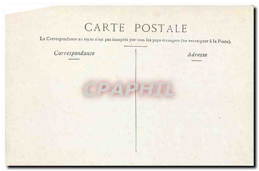 CPA Paris Sainte Chapelle au Palais de Justice  — Rückseite