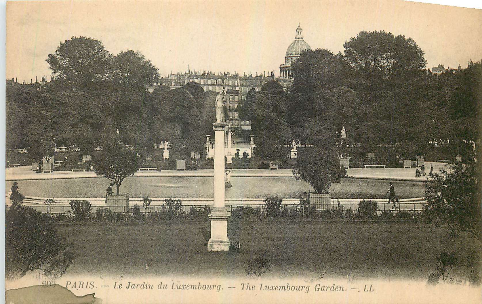 CPA Paris Le Jardin du Luxembourg 