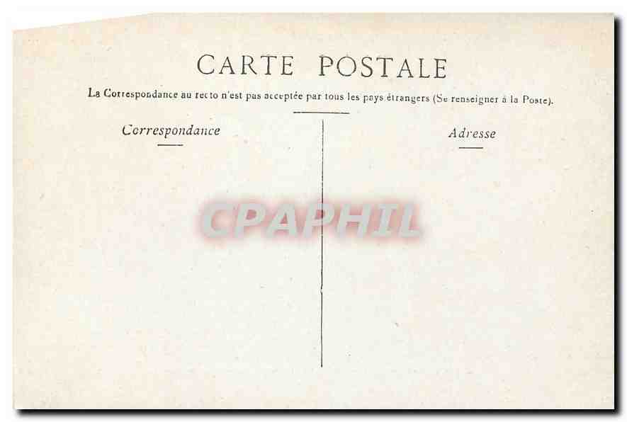 CPA Paris Le Conseil d'etap place du Palais Royal  — Rückseite