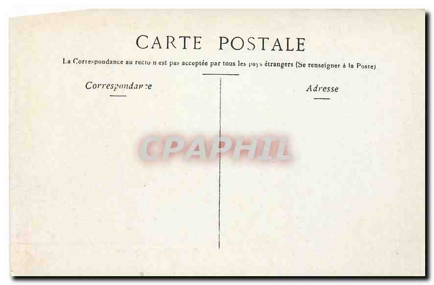 CPA Paris Le Pont d'arcole et l'Hotel de Ville  — Verso