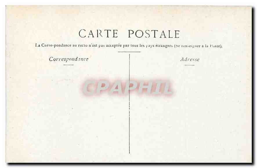 CPA Paris Fontaine de Medics  — Rückseite