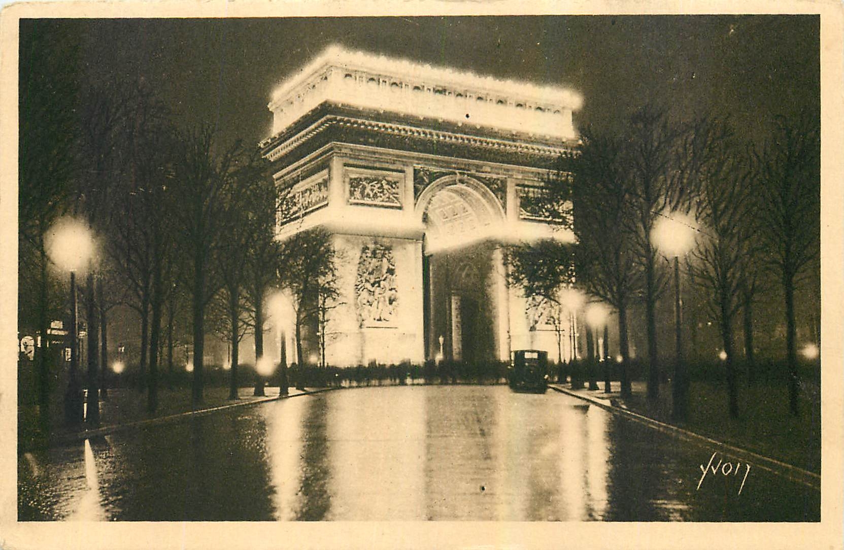 CPA Paris l'Arc de Triomphe de l'Etoile 