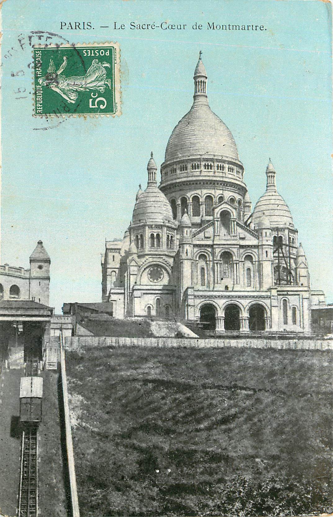 CPA Paris Le Sacre Coeur de Montmartre 
