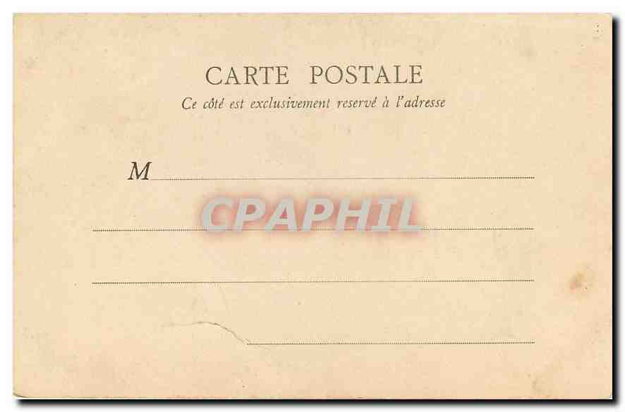 CPA Paris Jardin de la Butte Montmartre Sacre Cœur — Rückseite