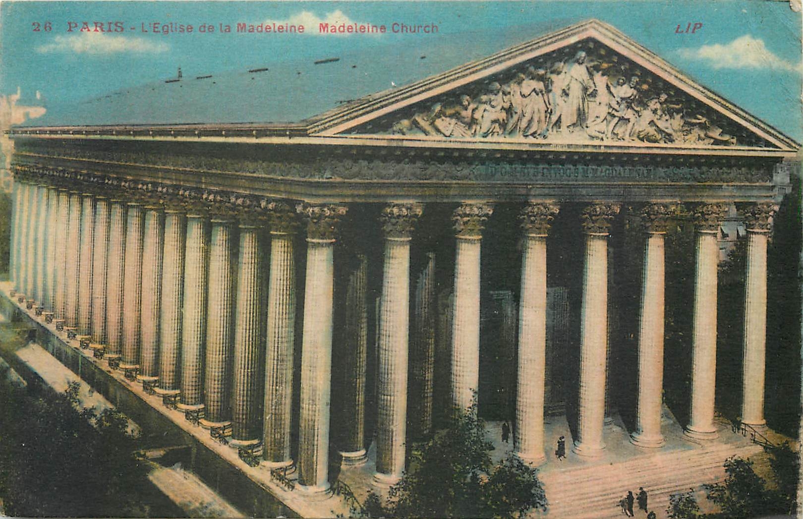 CPA Paris l'Eglise de la Madeleine 