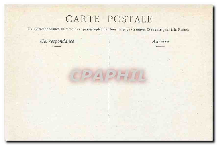 CPA Paris Place de la Concorde  — Rückseite