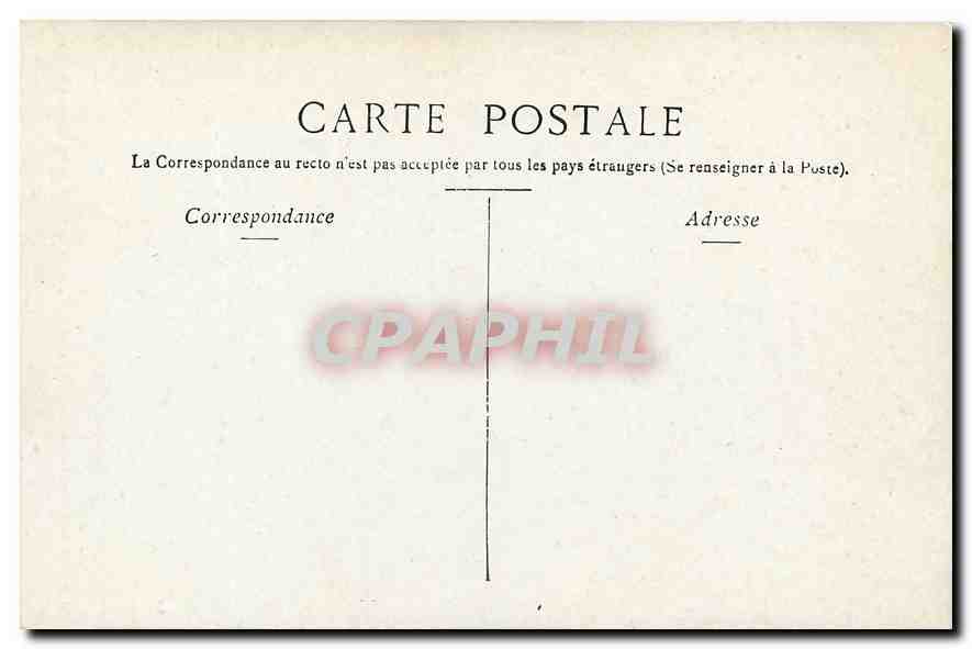 CPA Paris Le Nouvel Opera Comique et la Place Boieldieu  — Rückseite