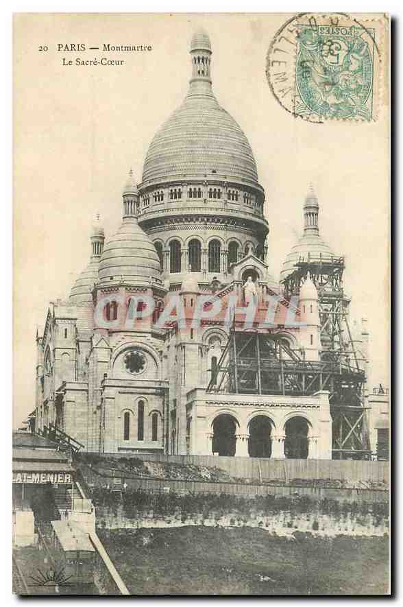 CPA Paris Montmartre Le Sacre Coeur 