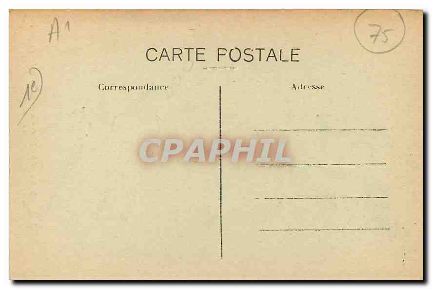 CPA Paris La Sainte Chapelle Le Portail  — Verso