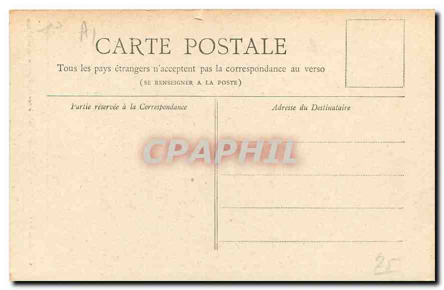 CPA Paris Horloge du Palais de Justice  — Rückseite