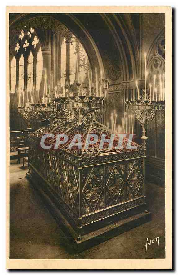 CPA Paris Eglise Saint Etienne de Mont Sarcophage de Sainte Genevieve