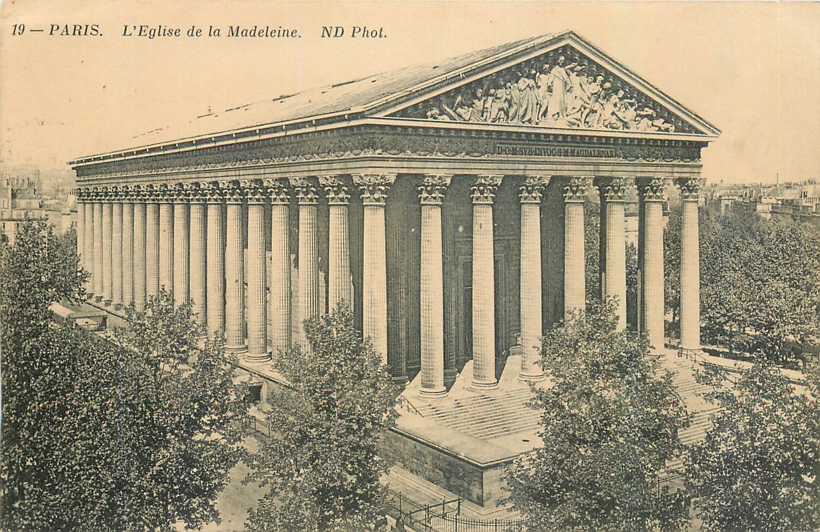 CPA Paris l'Eglise de la madeleine 