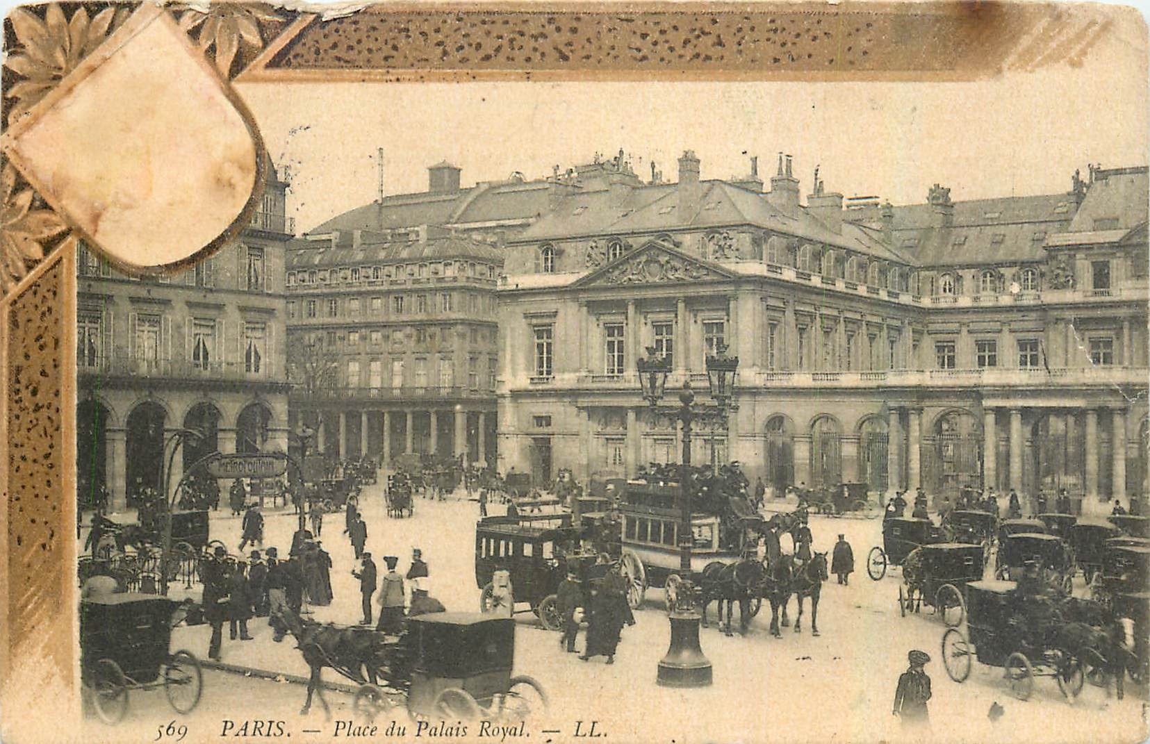 CPA Paris Place du Palais Royal 