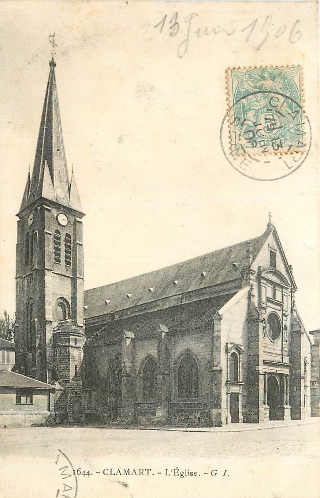 CPA Clamart l'Eglise 