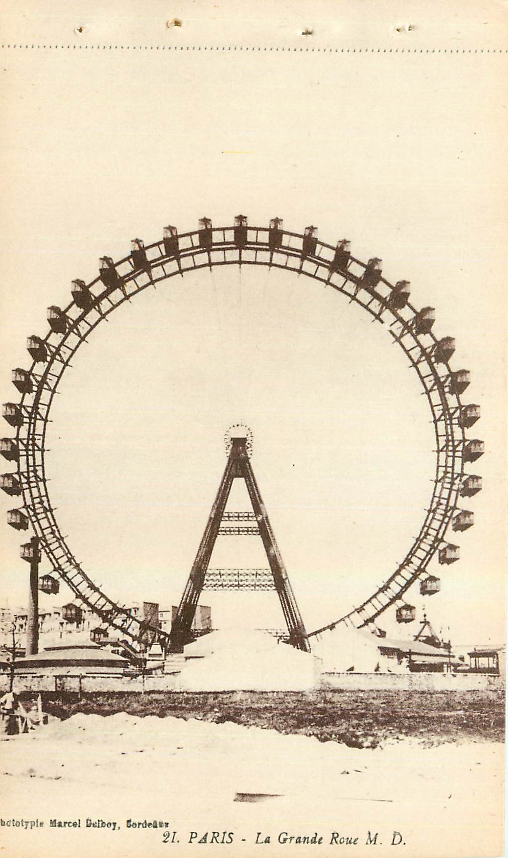 CPA Paris La Grande Roue 