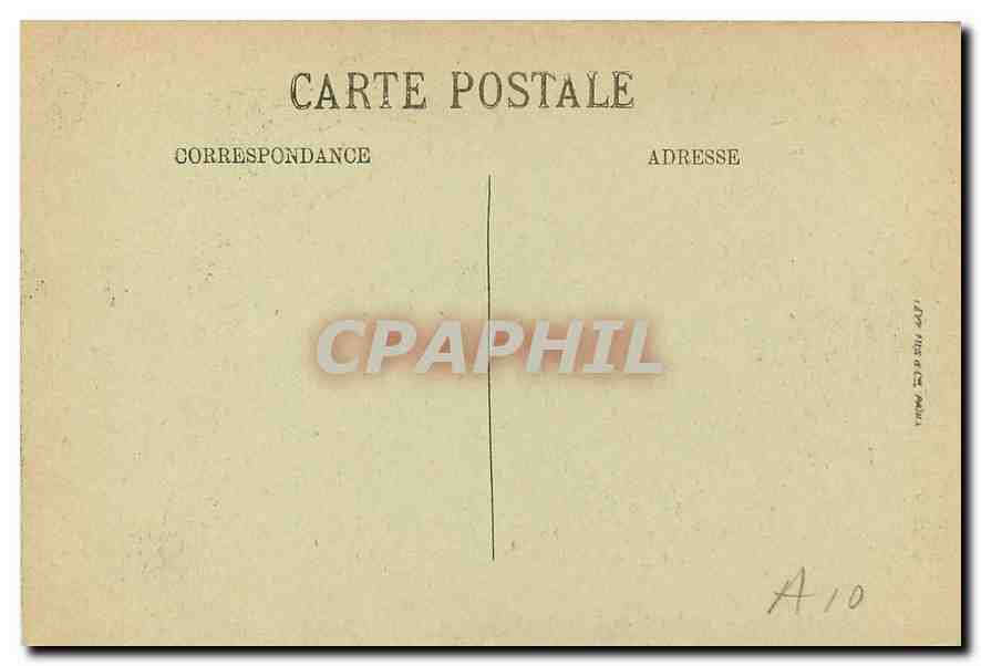 CPA Paris Le Palais du Luxembourg  — Rückseite