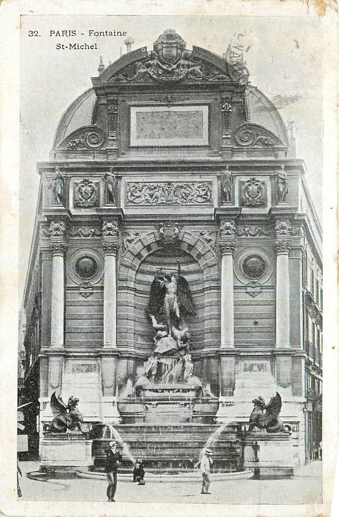CPA Paris Fontaine St Michel 