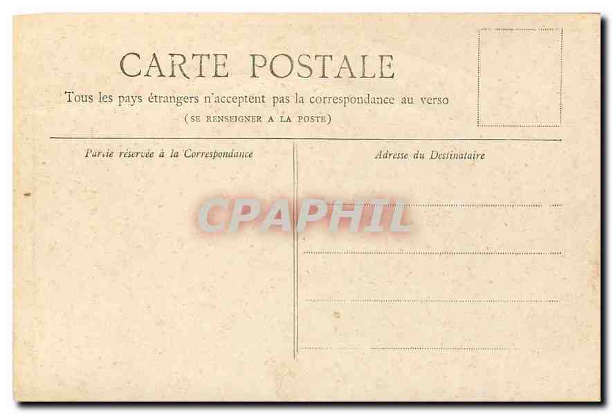CPA Paris  — Rückseite