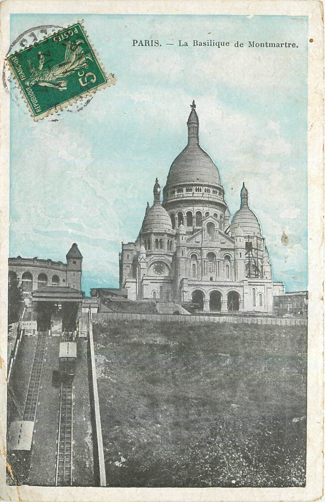 CPA Paris La Basilique de Montmartre 
