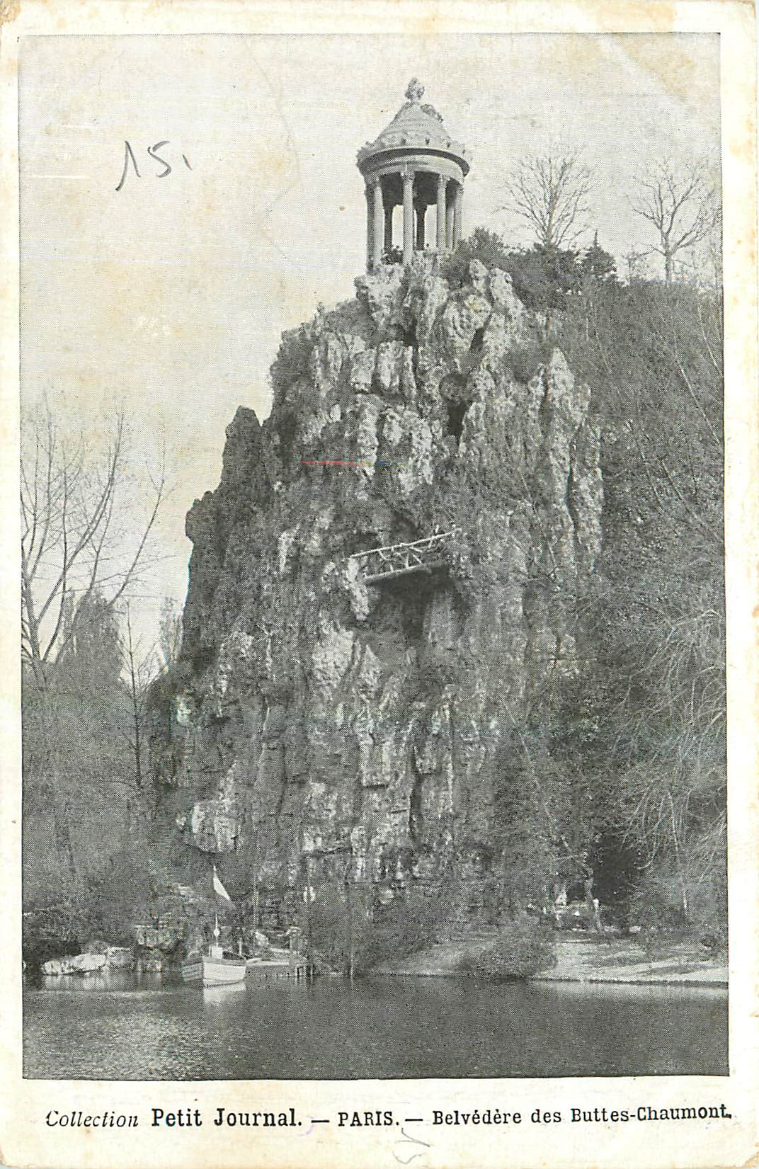 CPA Petit Journal Paris Belvedere des Buttes Chaumont 