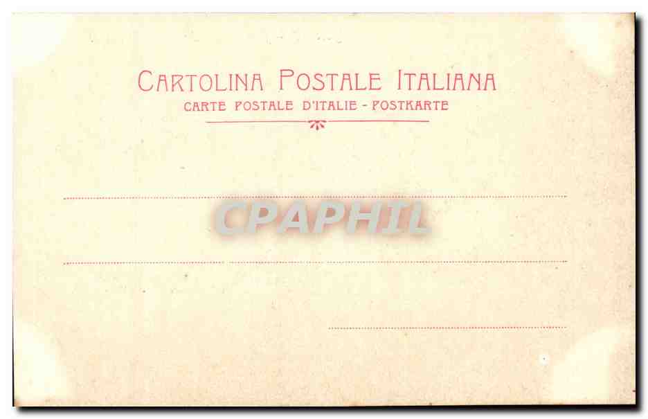 italie Italia Genova Panorama da Villa Rosazza — Rückseite