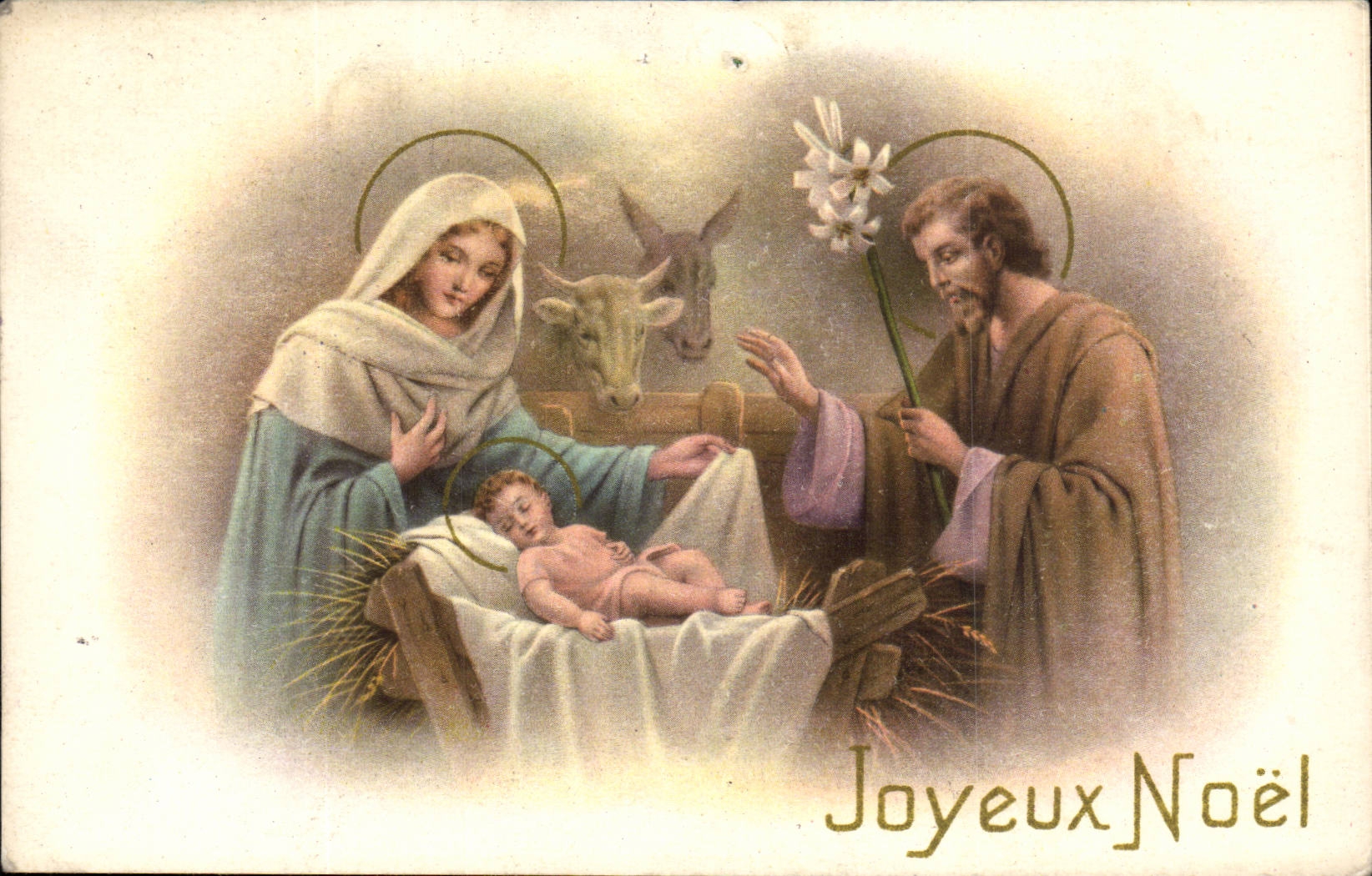 Fantaisie CPA Voeux Joyeux noel