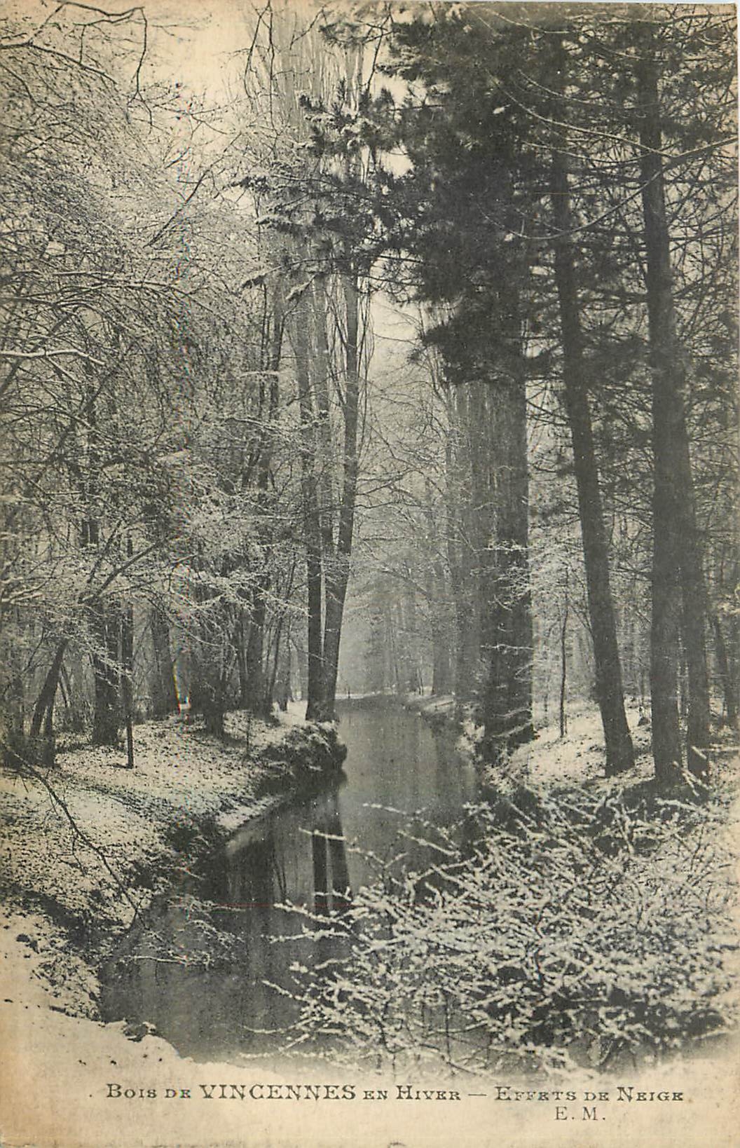 CPA Bois de Vincenes Hiver 