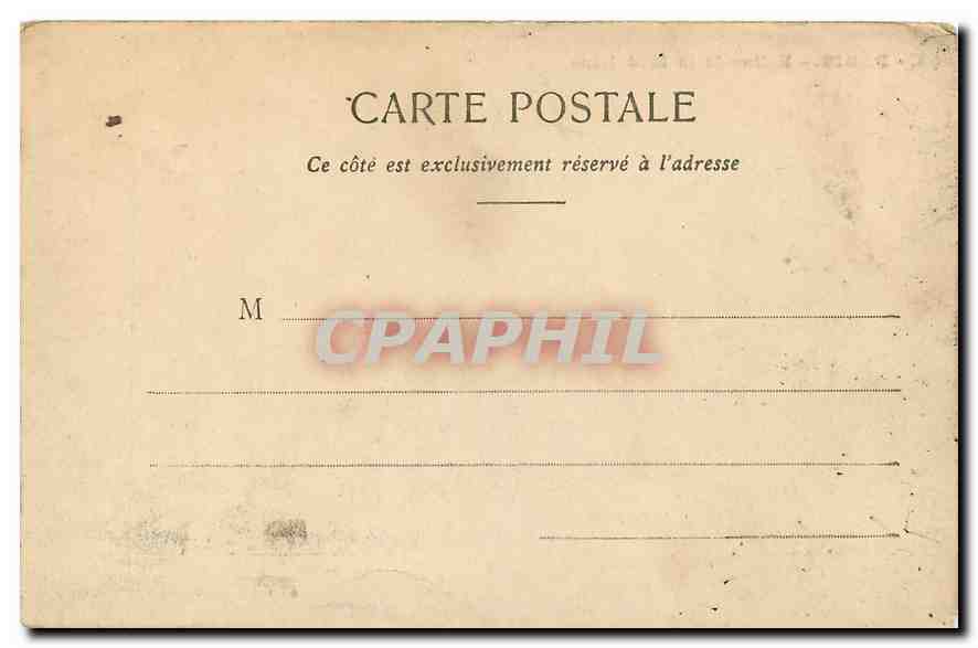 CPA Paris Eglise de la Madeleine  — Rückseite