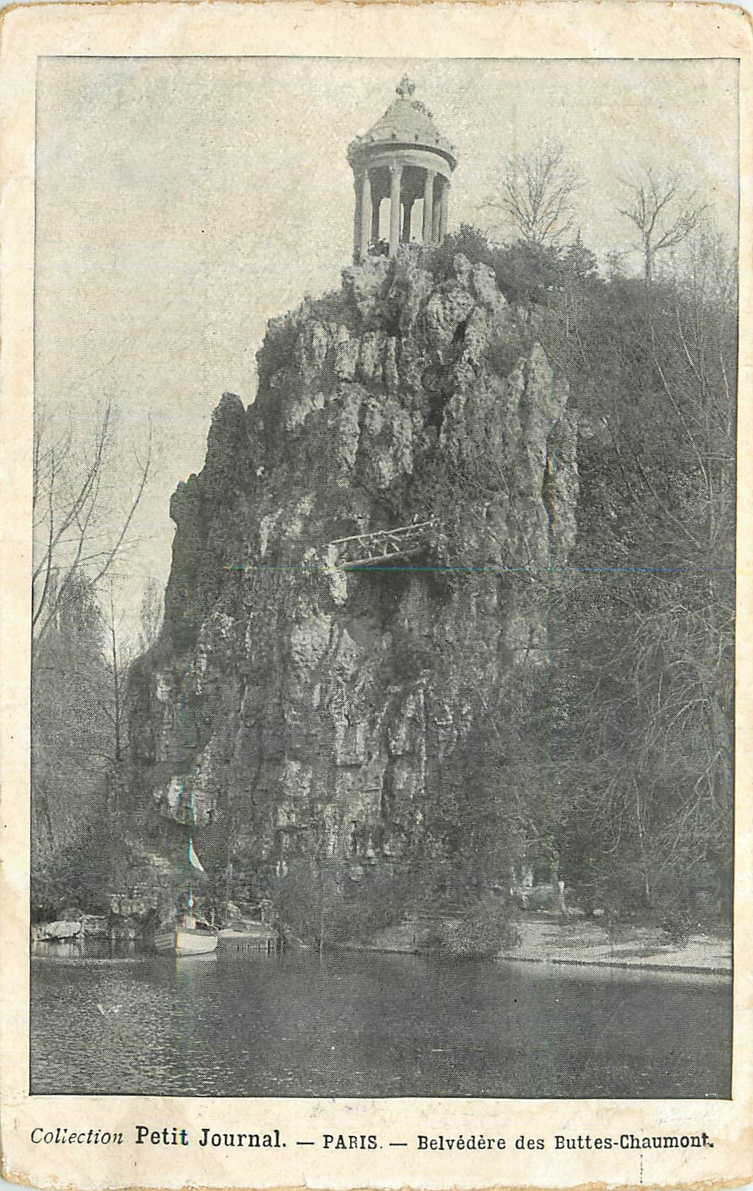 CPA Petit Journal Paris Belvedere des buttes Chaumont 